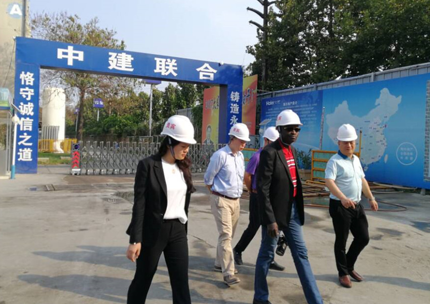 貝寧駐華大使訪問中建聯(lián)合(圖1)